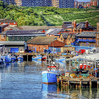 Buy canvas prints of North Shields Port  by Valerie Paterson