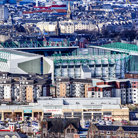 Buy canvas prints of Hibernian Football Club by Valerie Paterson