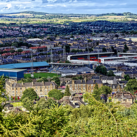 Buy canvas prints of Football Grounds in Dundee by Valerie Paterson