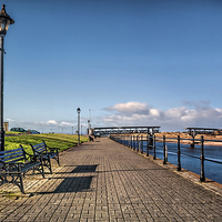 Buy canvas prints of Irvine Seafront  by Valerie Paterson