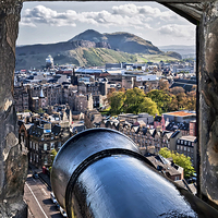 Buy canvas prints of A View to Arthur's Seat  by Valerie Paterson