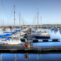 Buy canvas prints of Troon Harbour by Valerie Paterson