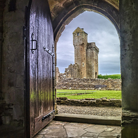 Buy canvas prints of Crossraguel Abbey Tower House  by Valerie Paterson