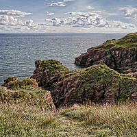 Buy canvas prints of Rocky Cliffs  by Valerie Paterson