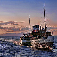Buy canvas prints of The PS Waverley by Valerie Paterson
