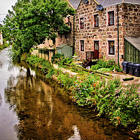 Buy canvas prints of House by the River by Valerie Paterson