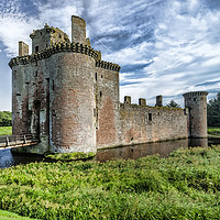 Buy canvas prints of Caerlaverock Castle by Valerie Paterson