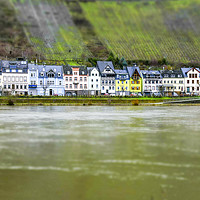 Buy canvas prints of Zell acoss the Moselle by Valerie Paterson