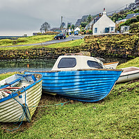 Buy canvas prints of Corrie Harbour by Valerie Paterson