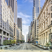 Buy canvas prints of East 36th Street 5th Ave by Valerie Paterson