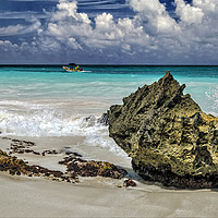 Buy canvas prints of Riviera Maya Shore by Valerie Paterson