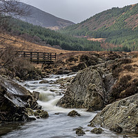 Buy canvas prints of North Sannox Burn by Valerie Paterson