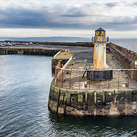 Buy canvas prints of Ardrossan Lighthouse by Valerie Paterson