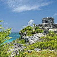 Buy canvas prints of Temple of God in Tulum by Valerie Paterson