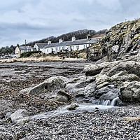 Buy canvas prints of Dunure by Valerie Paterson