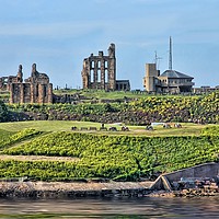 Buy canvas prints of Tynemouth Priory Ruins by Valerie Paterson