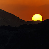 Buy canvas prints of Muscat Sunset by Valerie Paterson