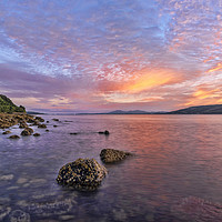 Buy canvas prints of Firth of Clyde Sunset by Valerie Paterson