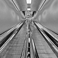 Buy canvas prints of Escalator by Valerie Paterson