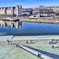 Buy canvas prints of Oslo City View by Valerie Paterson