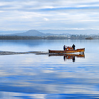 Buy canvas prints of Boat on the Loch by Valerie Paterson