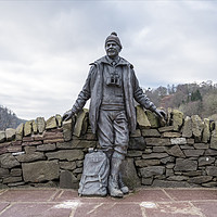 Buy canvas prints of Tom Weir in Bronze  by Valerie Paterson