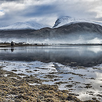 Buy canvas prints of Corpach and the Nevis Range by Valerie Paterson