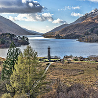 Buy canvas prints of Loch Sheil and Glenfinnan by Valerie Paterson