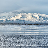 Buy canvas prints of Snow on Arran  by Valerie Paterson