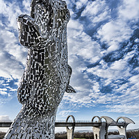 Buy canvas prints of Travelling Kelpies by Valerie Paterson