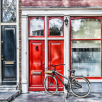 Buy canvas prints of Amsterdam Doors by Valerie Paterson