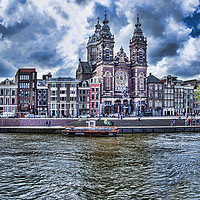 Buy canvas prints of Amsterdam City by Valerie Paterson