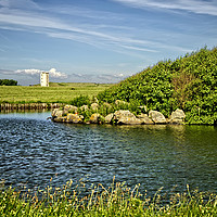 Buy canvas prints of Irvine Boating Pond by Valerie Paterson