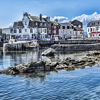 Buy canvas prints of Millport Harbour by Valerie Paterson