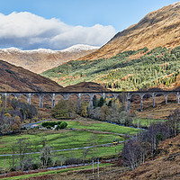 Buy canvas prints of Glenfinnan Viaduct  by Valerie Paterson