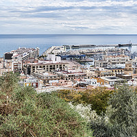Buy canvas prints of Alicante Sea View by Valerie Paterson