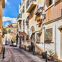 Buy canvas prints of Alicante Street by Valerie Paterson