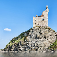 Buy canvas prints of Greenan Castle  by Valerie Paterson