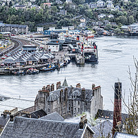 Buy canvas prints of Oban Harbour View by Valerie Paterson