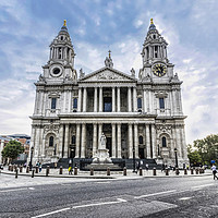Buy canvas prints of St Paul's Cathedral by Valerie Paterson