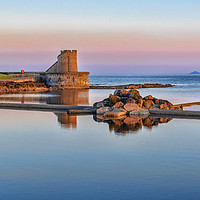 Buy canvas prints of Saltcoats Sunset by Valerie Paterson