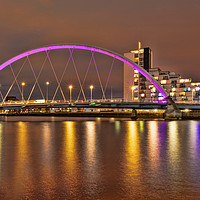 Buy canvas prints of Glasgow Clyde Arc by Valerie Paterson
