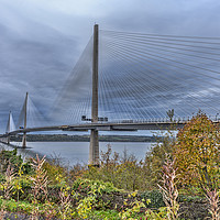Buy canvas prints of The Queensferry Crossing by Valerie Paterson