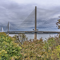 Buy canvas prints of The Queensferry Crossing by Valerie Paterson