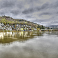 Buy canvas prints of Across the Moselle by Valerie Paterson