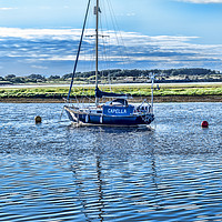 Buy canvas prints of Sailing Boat Irvine by Valerie Paterson