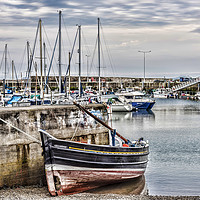 Buy canvas prints of Anstruther Harbour by Valerie Paterson