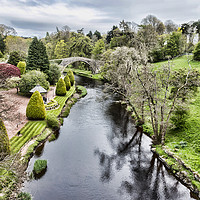 Buy canvas prints of Auld Brig Alloway by Valerie Paterson
