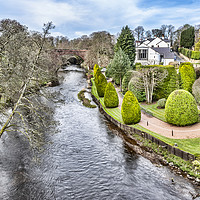 Buy canvas prints of River Doon Alloway by Valerie Paterson