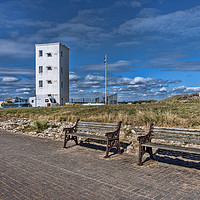 Buy canvas prints of Irvine Harbour Pilot House by Valerie Paterson